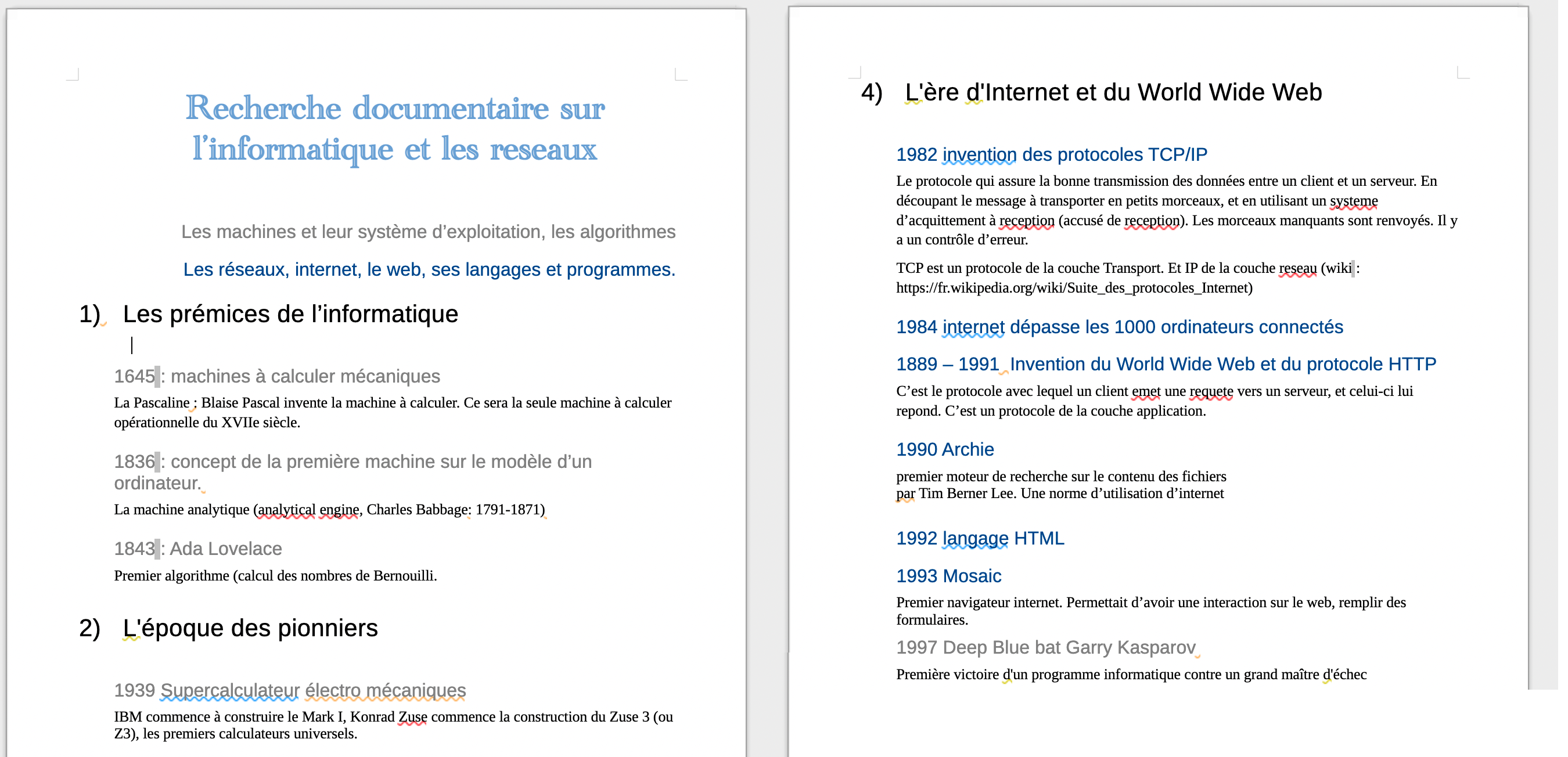 personnalisation des propriétés couleur, alignement, police, ...