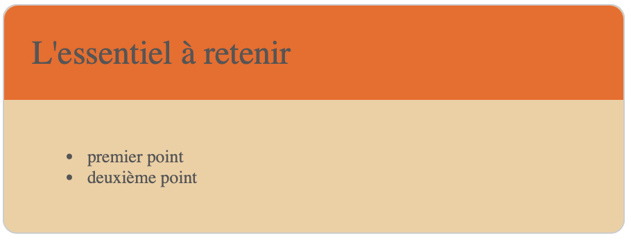 éléments de display block