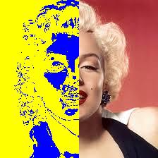 Marylin Monroe type Pop-art