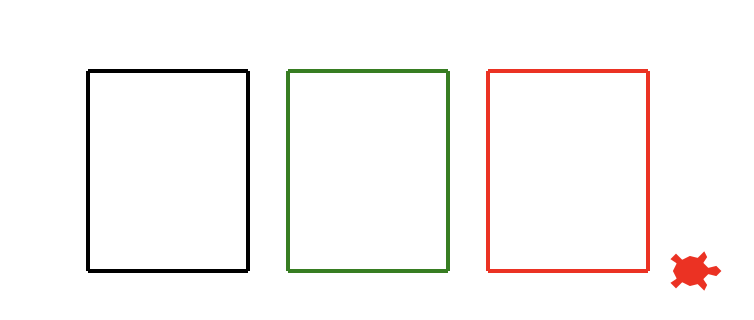 rectangles côte à côte