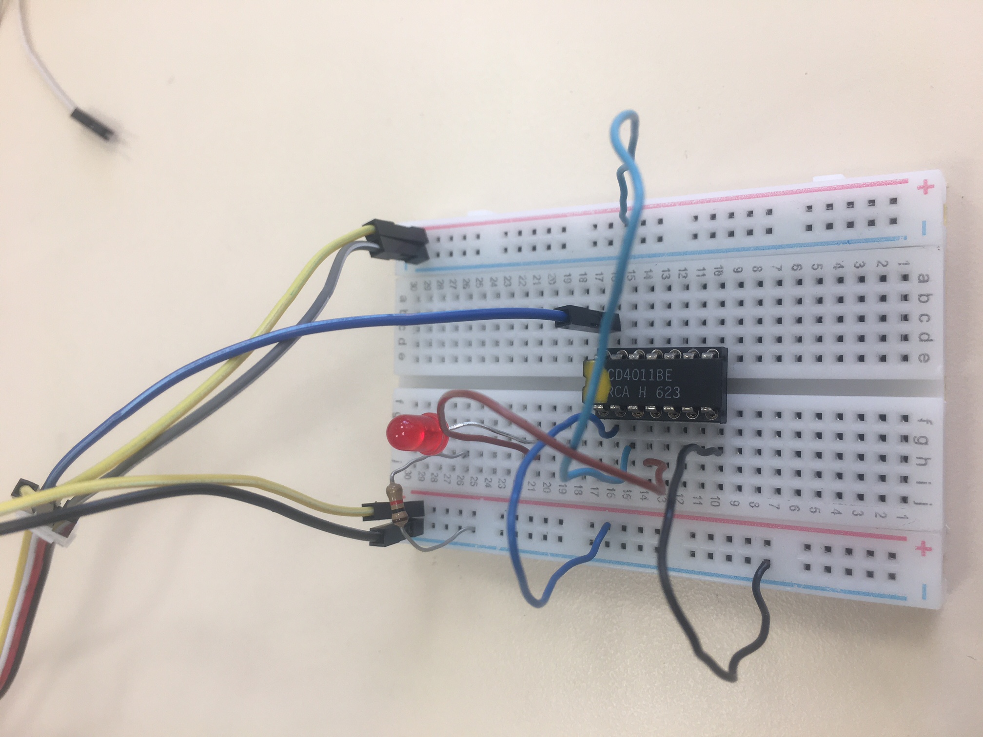 circuit complet à porte logique