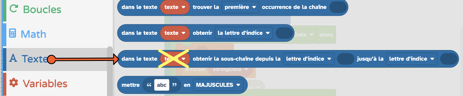 il faudra probablement remplacer la variable proposée