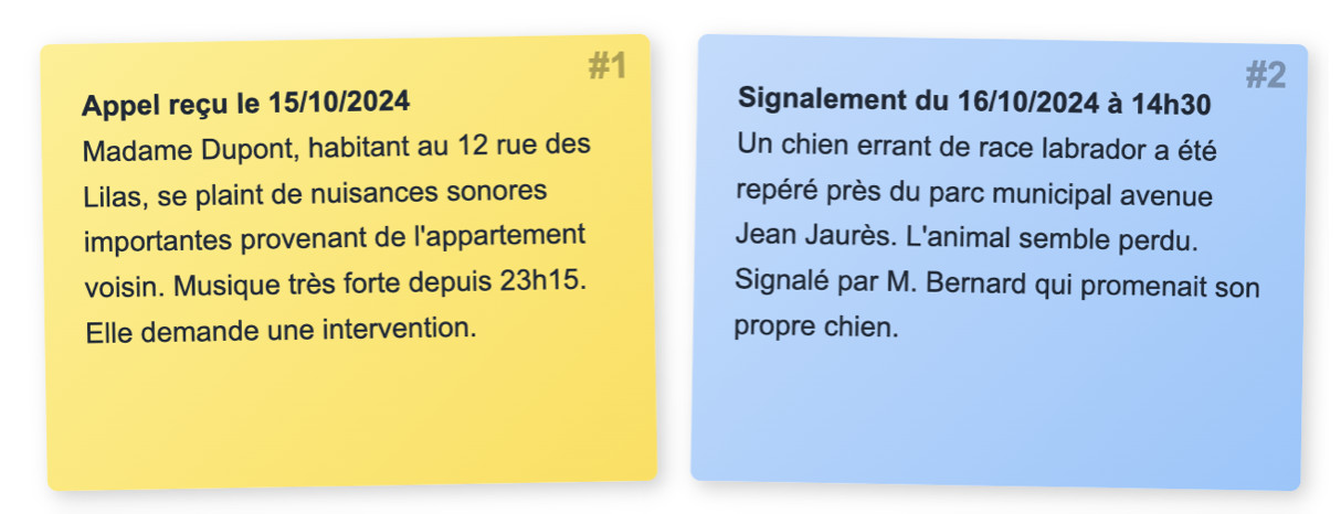 activité sur le traitement des données
