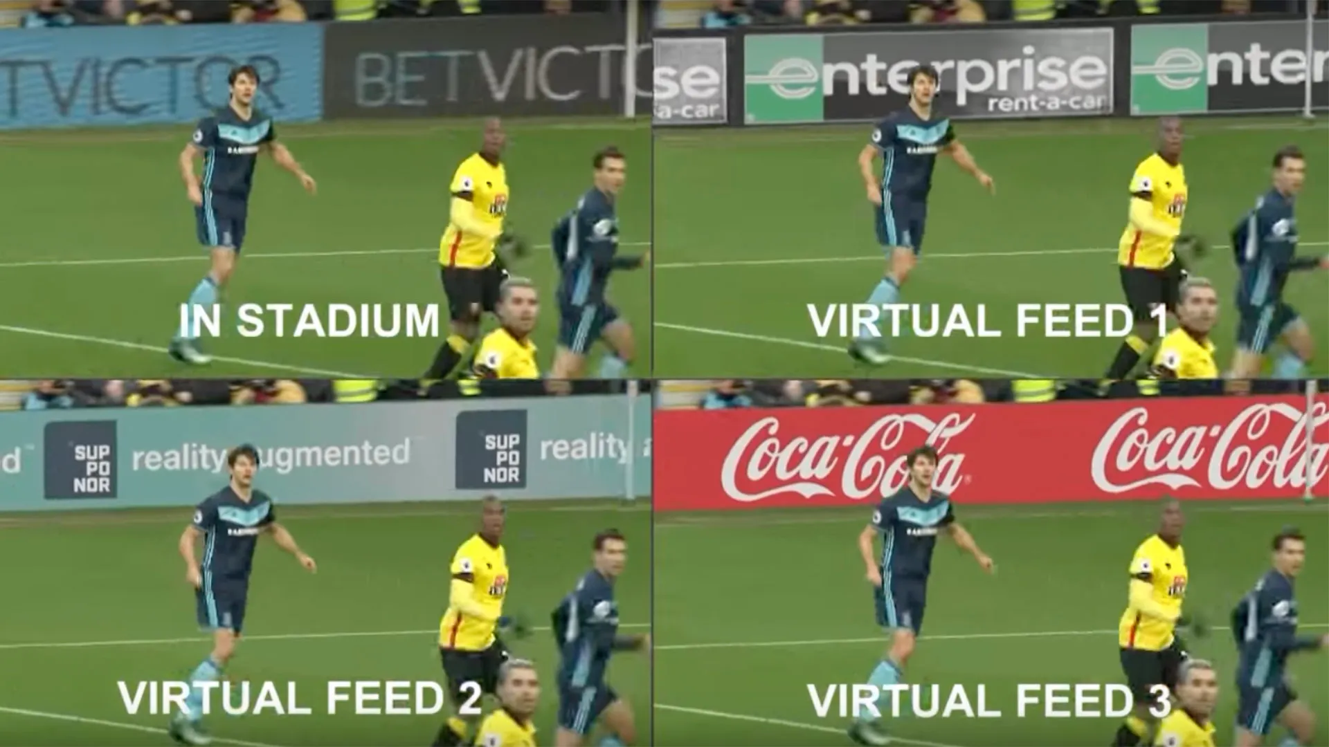 numerama - Au foot tout le monde ne voit pas les memes pubs au bord du terrain