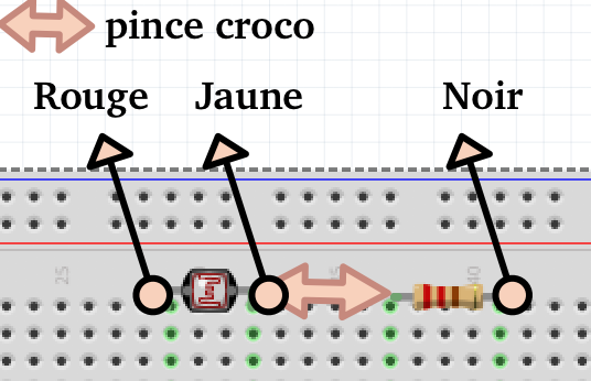 circuit avec LDR et Resistance